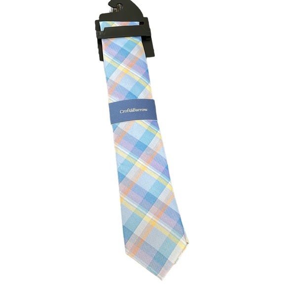 Croft & Barrow Silk Tie Pastel Colored Tie NWT - Picture 2 of 4